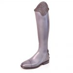 De Niro Erika Vitello Grey lattice top
