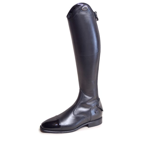 De Niro Volare Black Patent Black Top and Toe